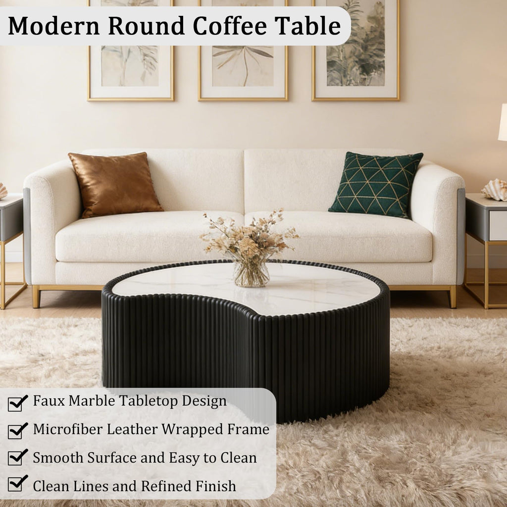 Black Drum Nesting Coffee Table Set