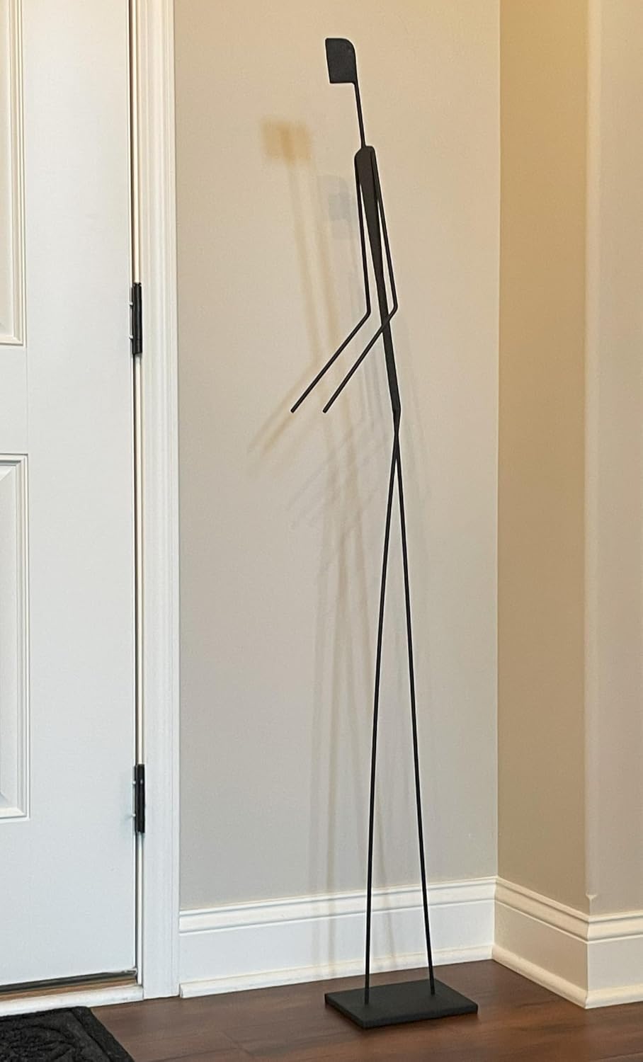 Tall Minimalist Metal Figure Sculpture