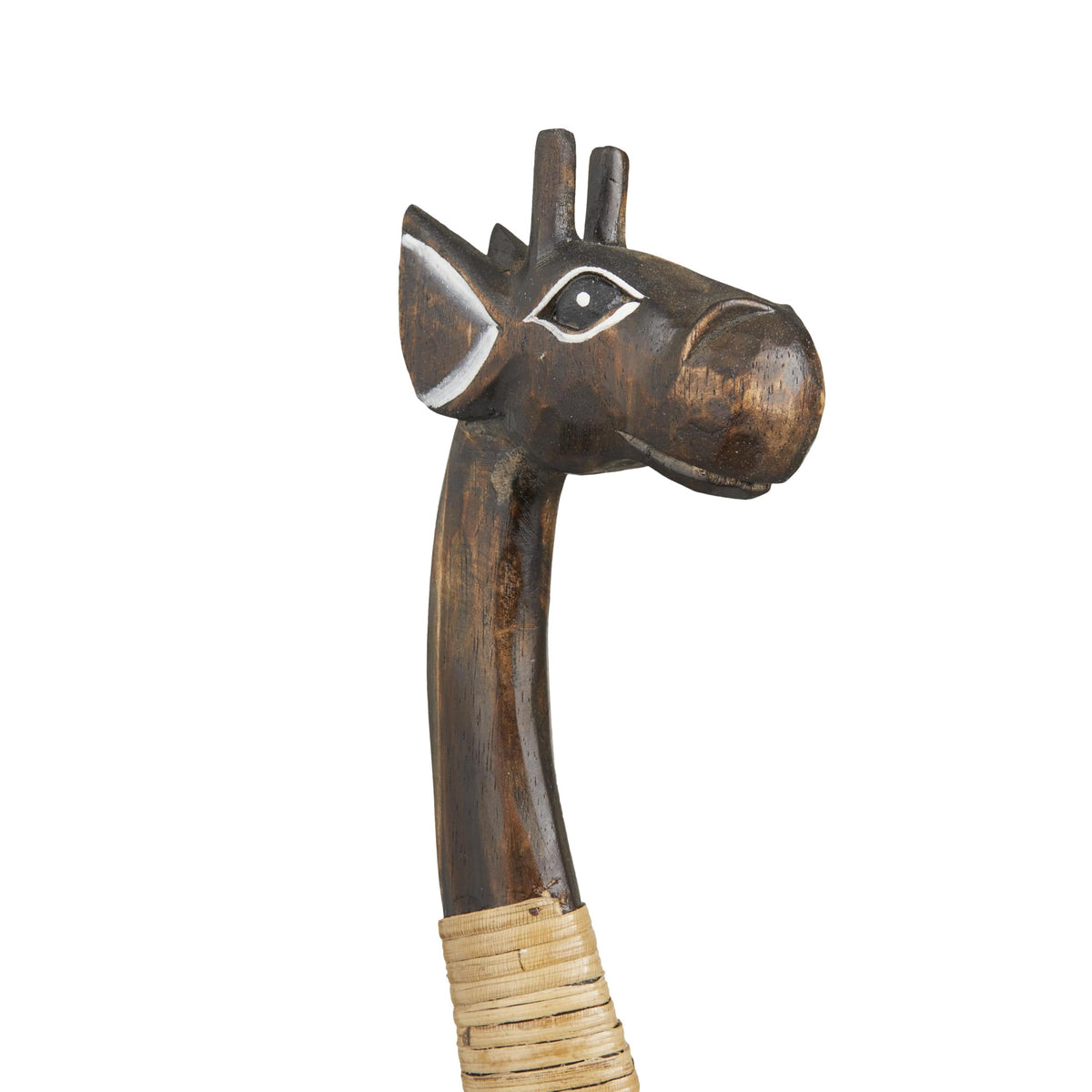 Deco 79 Wood Giraffe Sculpture, Sculpture 11" x 6" x 47", Brown