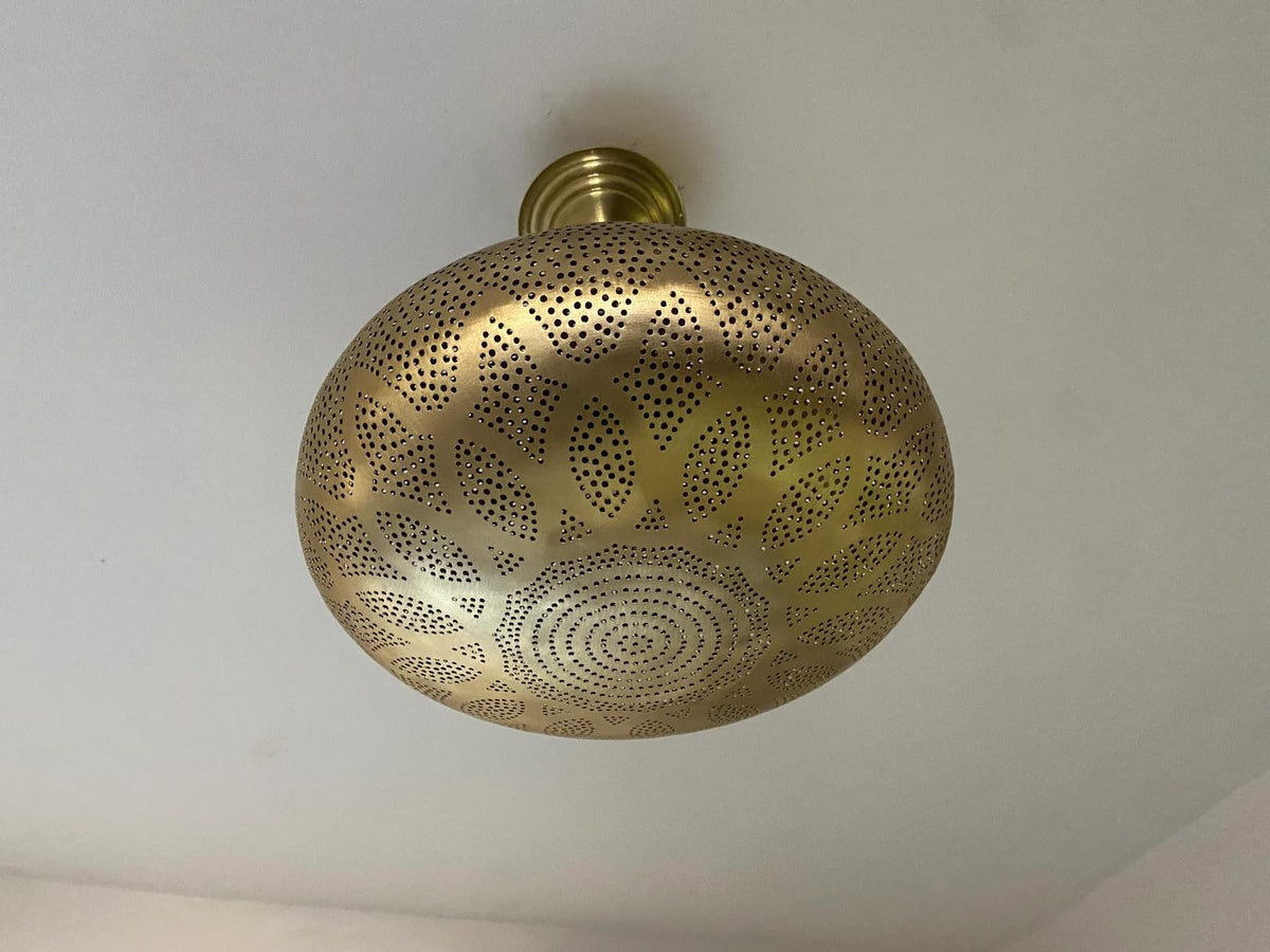 Moroccan Brass Pendant Light
