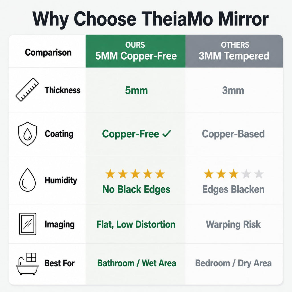 Irregular Wood-Framed Wall Mirror Collection