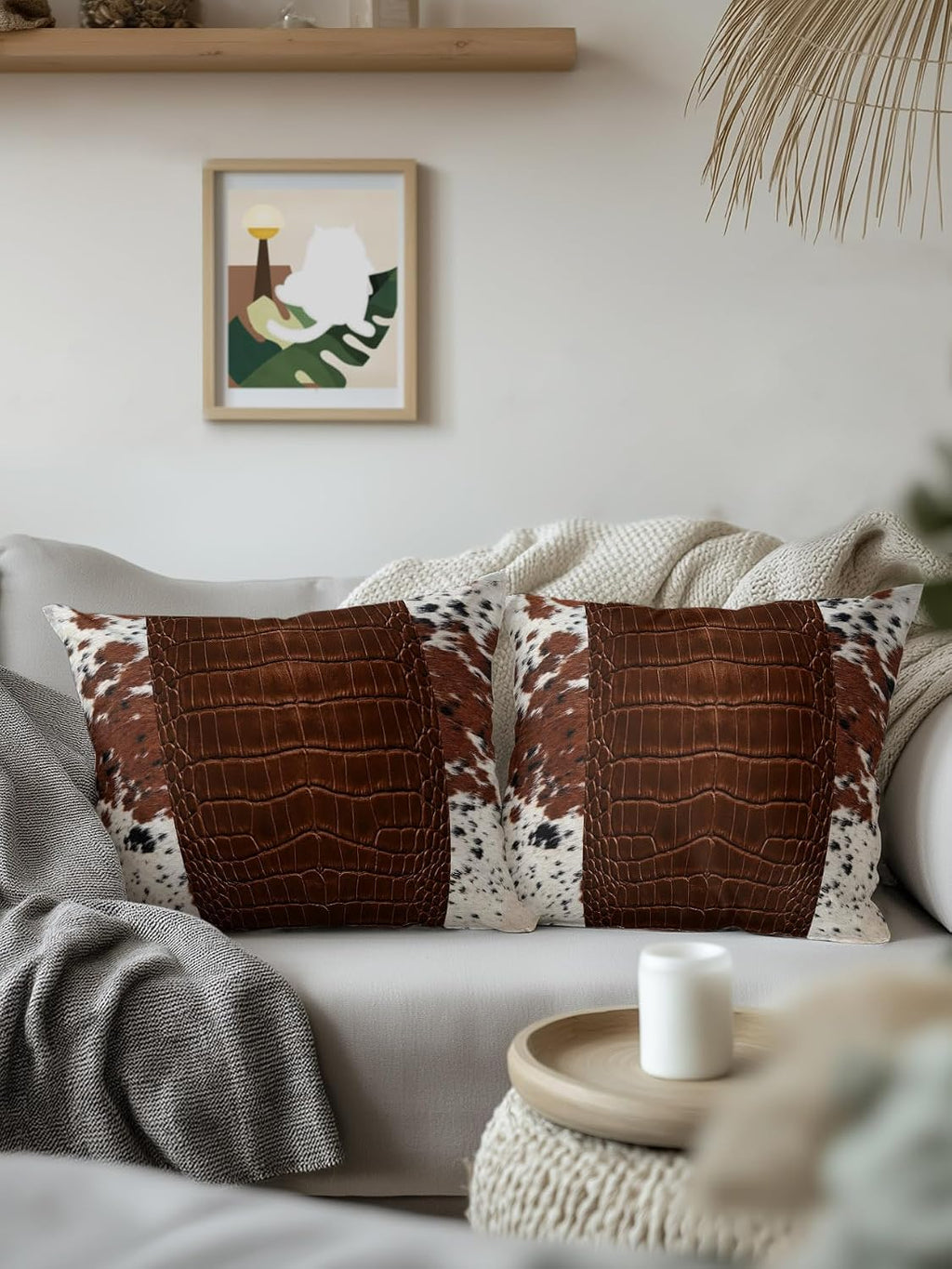 1 Pack Outdoor Throw Pillow