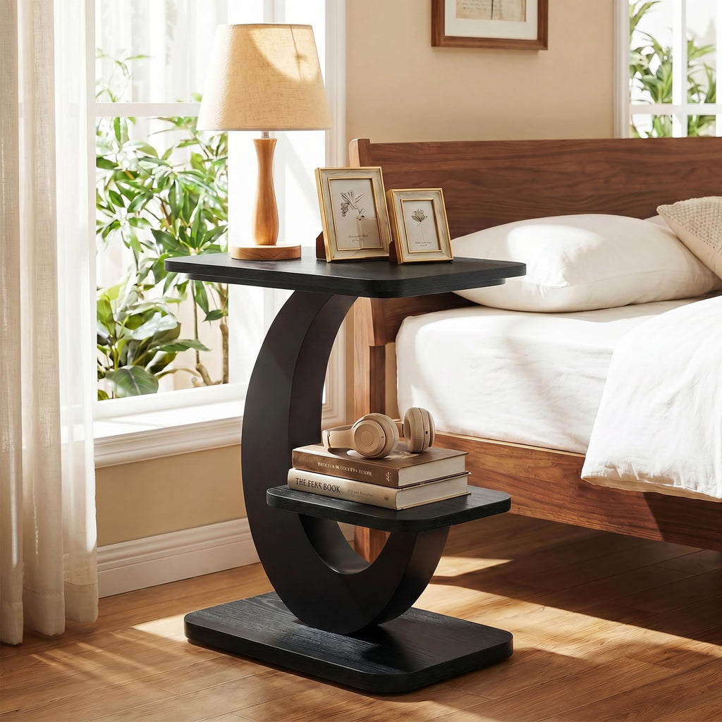 Two-Tier Narrow Side Table
