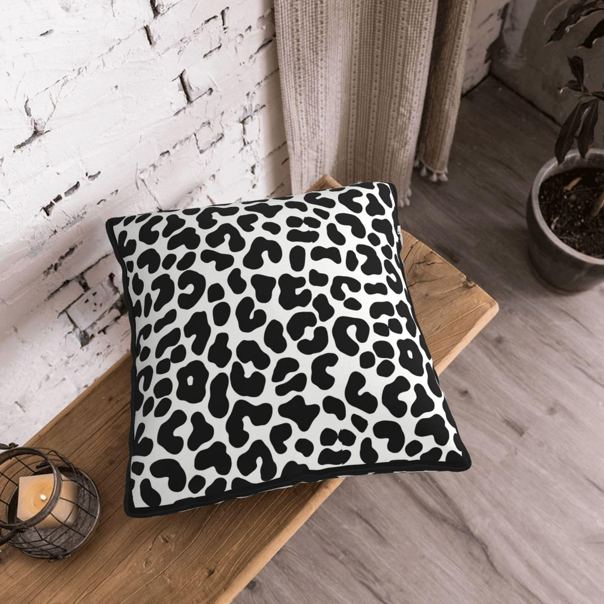 Velvet Animal & Floral Print Pillow Covers
