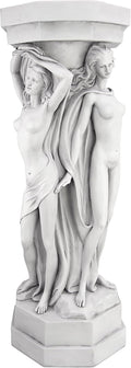 Design Toscano Column of Maenads Women Indoor/Outdoor Sculptural Display Pedestal