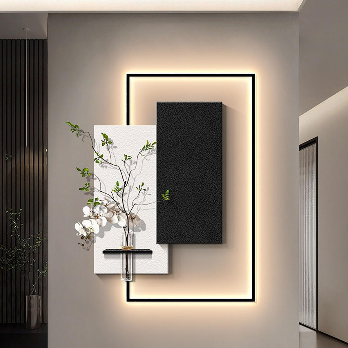 3D Sandstone LED Wall Art
