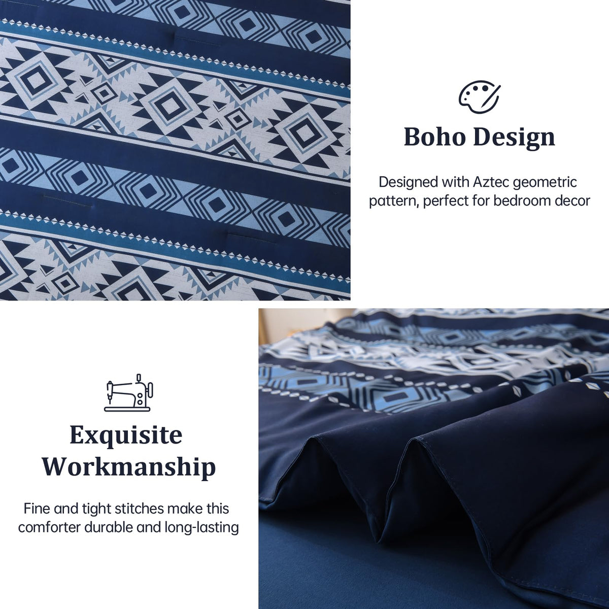 Boho Western Comforter Set