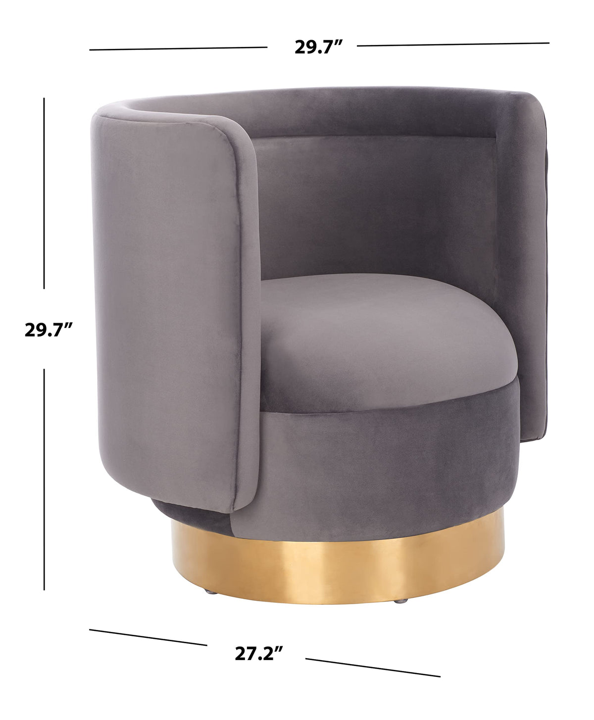 SAFAVIEH Couture Brynlee Swivel Accent Chair