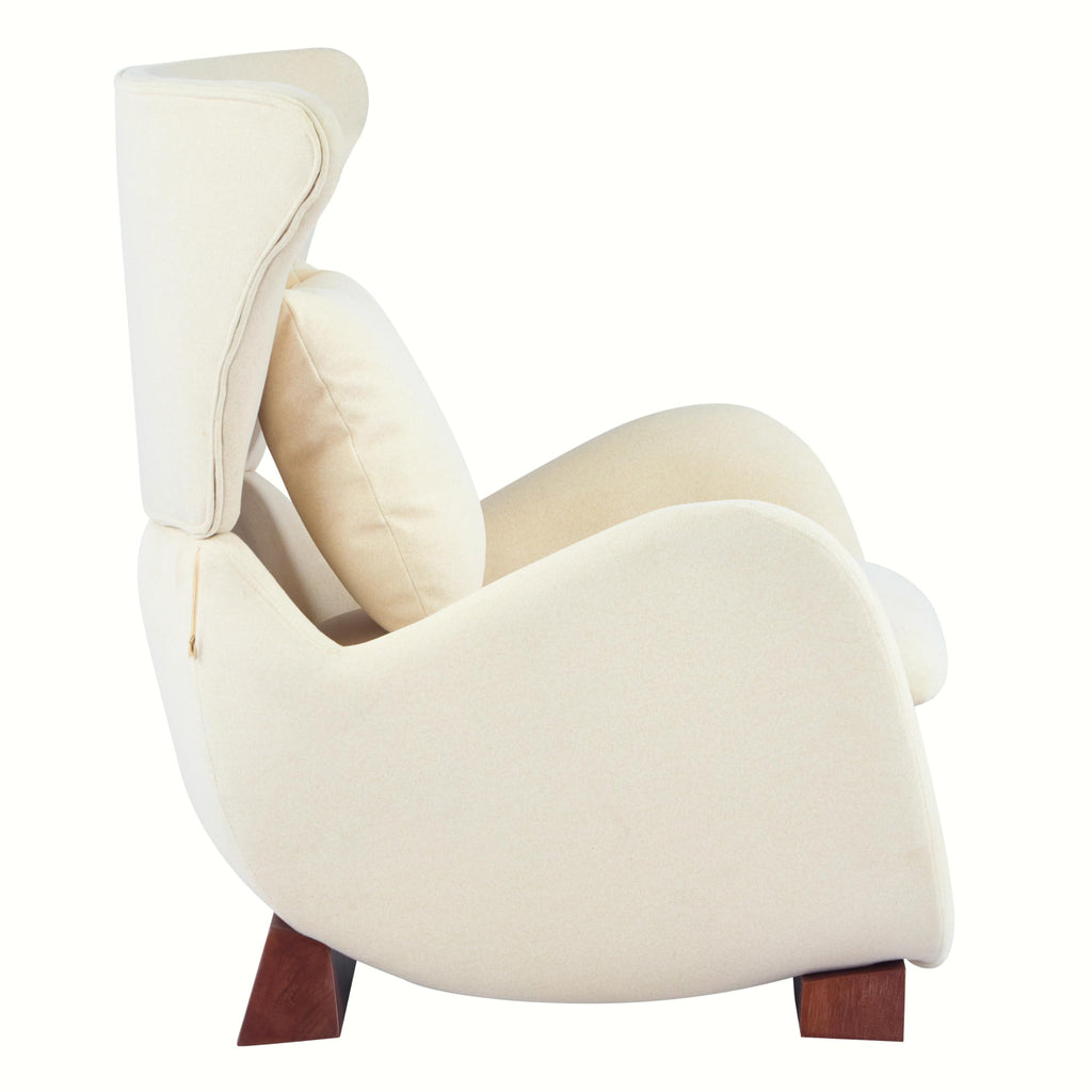 Merax Modern Accent Chair with Pet Cave & Storage