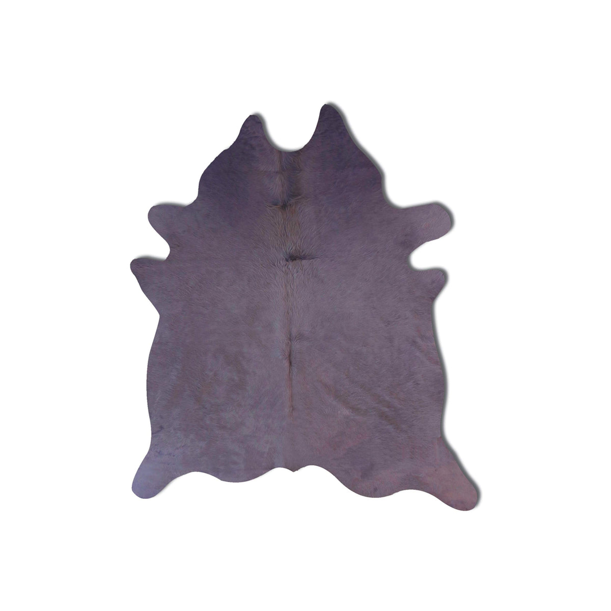 Natural Geneva Cowhide Area Rug, Off-White, 6 ft x 7 ft