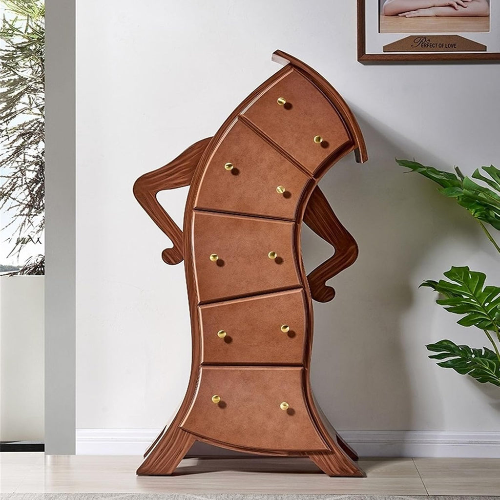Bedroom Cabinet Creative Chest of Drawers Bedroom Storage Cabinet Decorative Shaped(02)