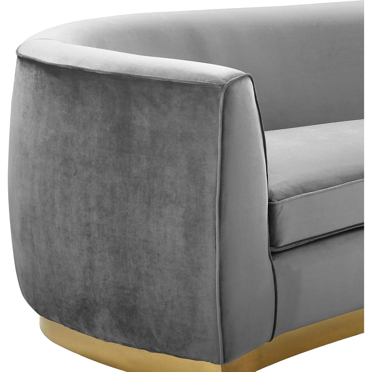 Maykoosh Velvet Accent Chair - Modern Living Room Upholstered Seating with Steel
