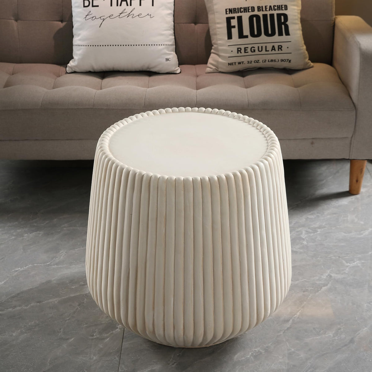 Black Drum Nesting Coffee Table Set