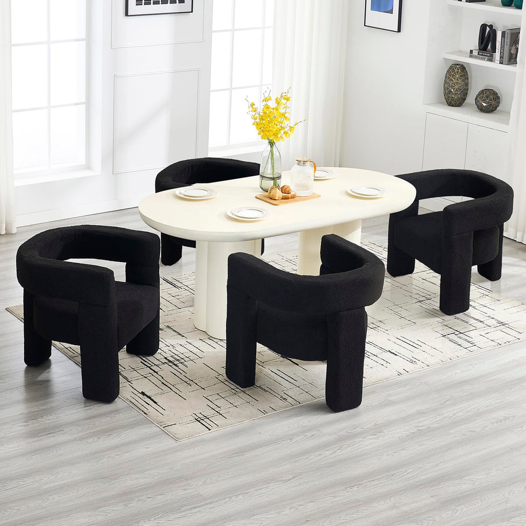Sherpa Boucle Accent Chairs