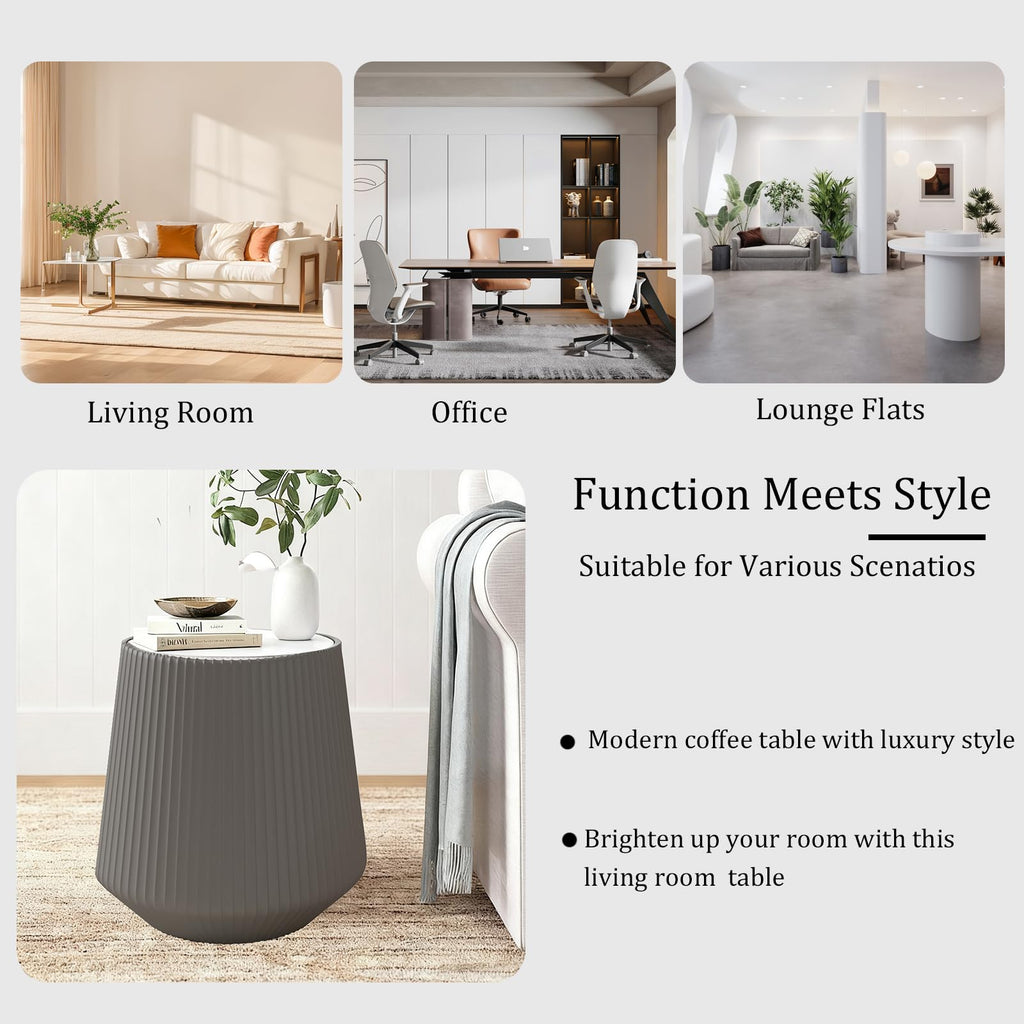 Black Drum Nesting Coffee Table Set
