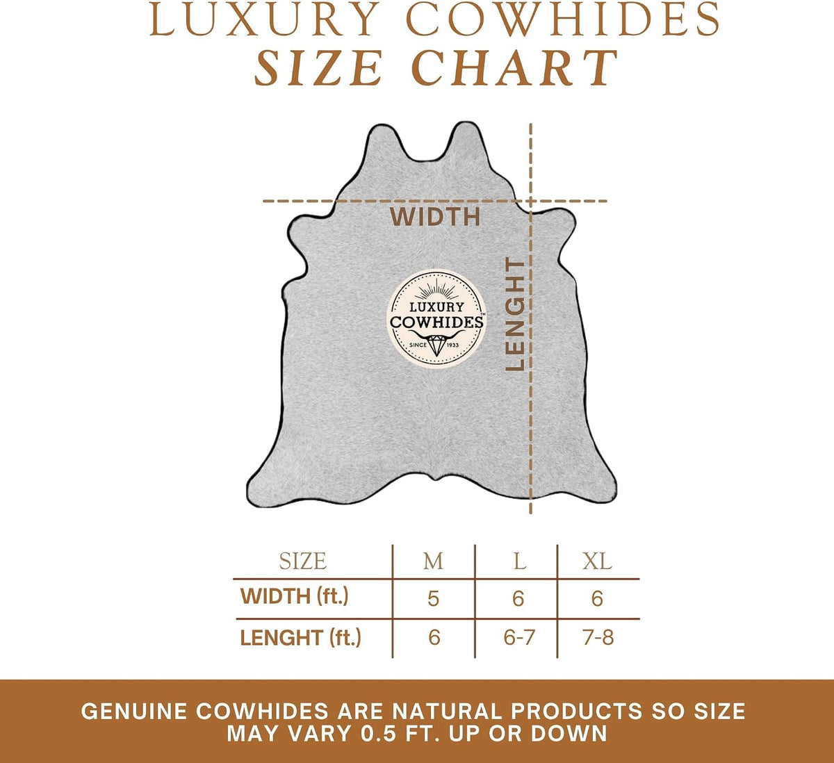 Sunshine Cowhides 100% Genuine Grey Beige Cowhide Rug - Modern Style Animal Skin