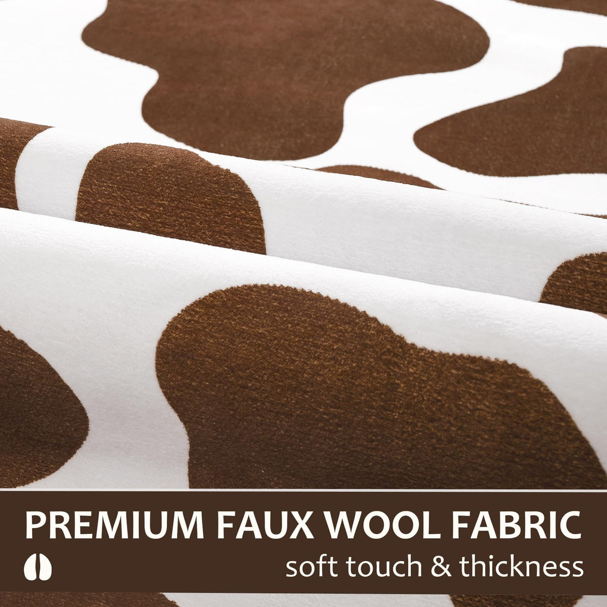 BENRON Soft Cowhide Rug 4x6, Faux Cow Hide Rug for Living Room Bedroom