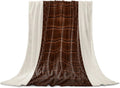 Western Cow-Print Flannel Throw Blanket