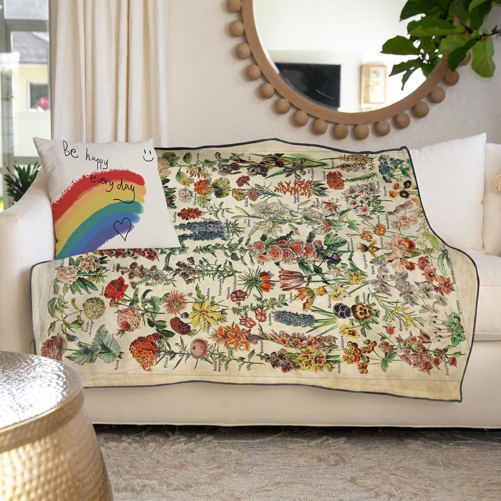 Reversible Boho Woven Throw Blanket