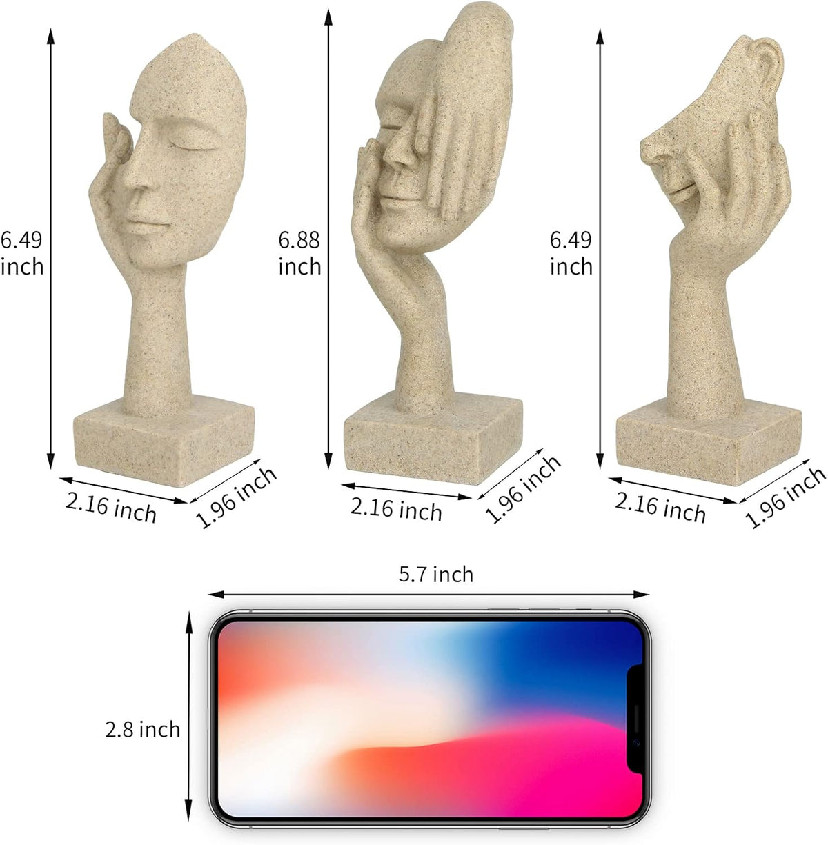 Modern Thinker Sculpture Set