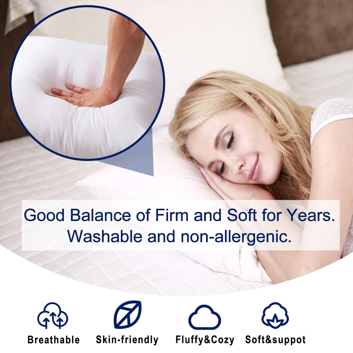 Down-Alternative Pillow Inserts