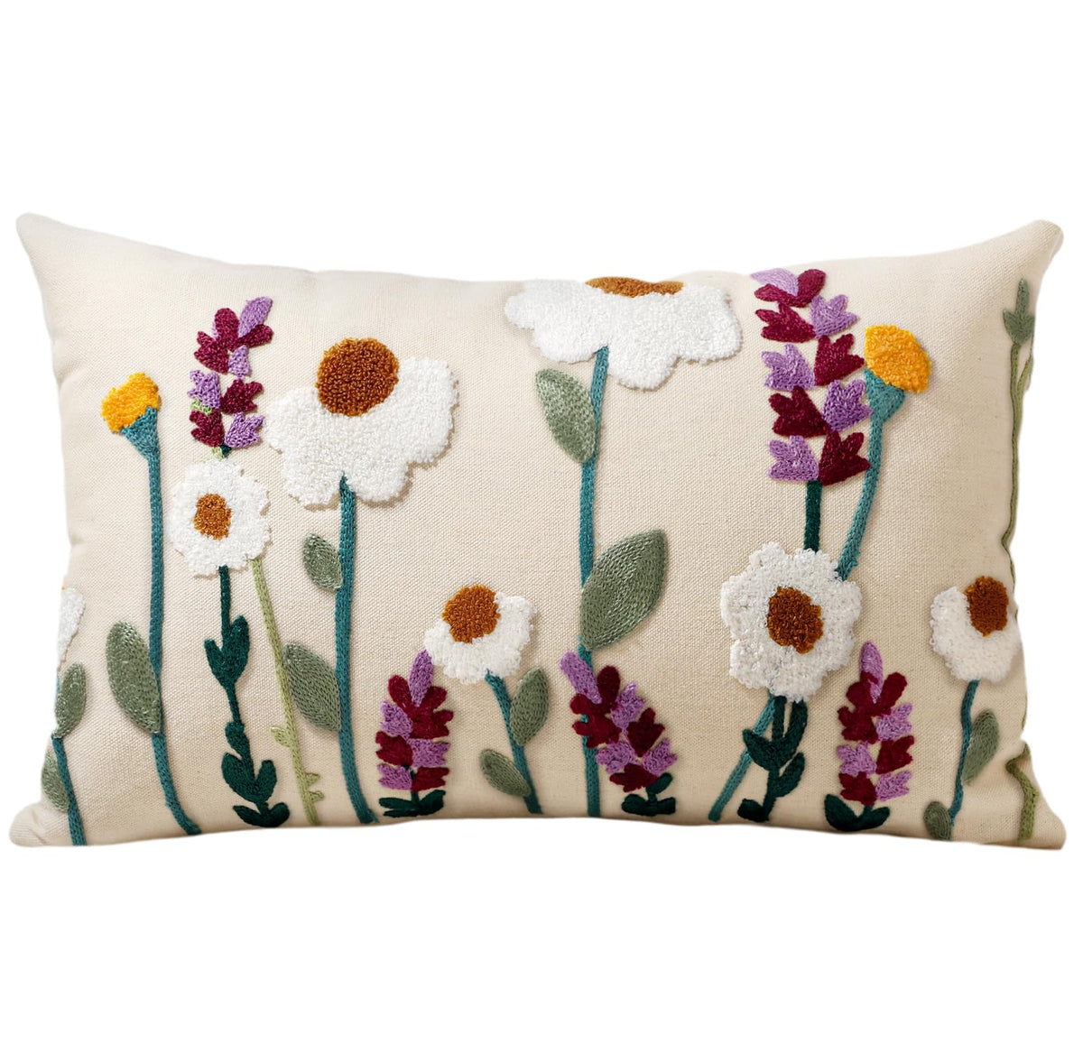Embroidered Decorative Pillow Cover