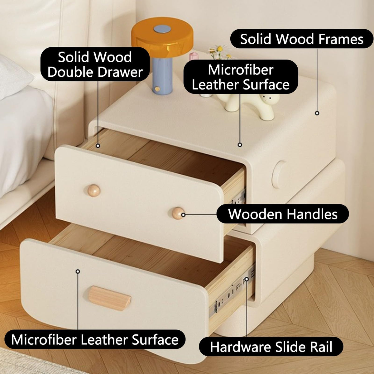 Creative Night Stand, Multifunctional Bedside Table