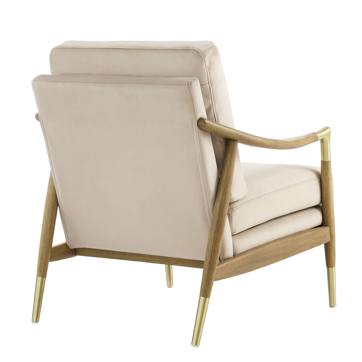 Modway Langford Stain-Resistant Performance Velvet Armchair – Mid Century Modern