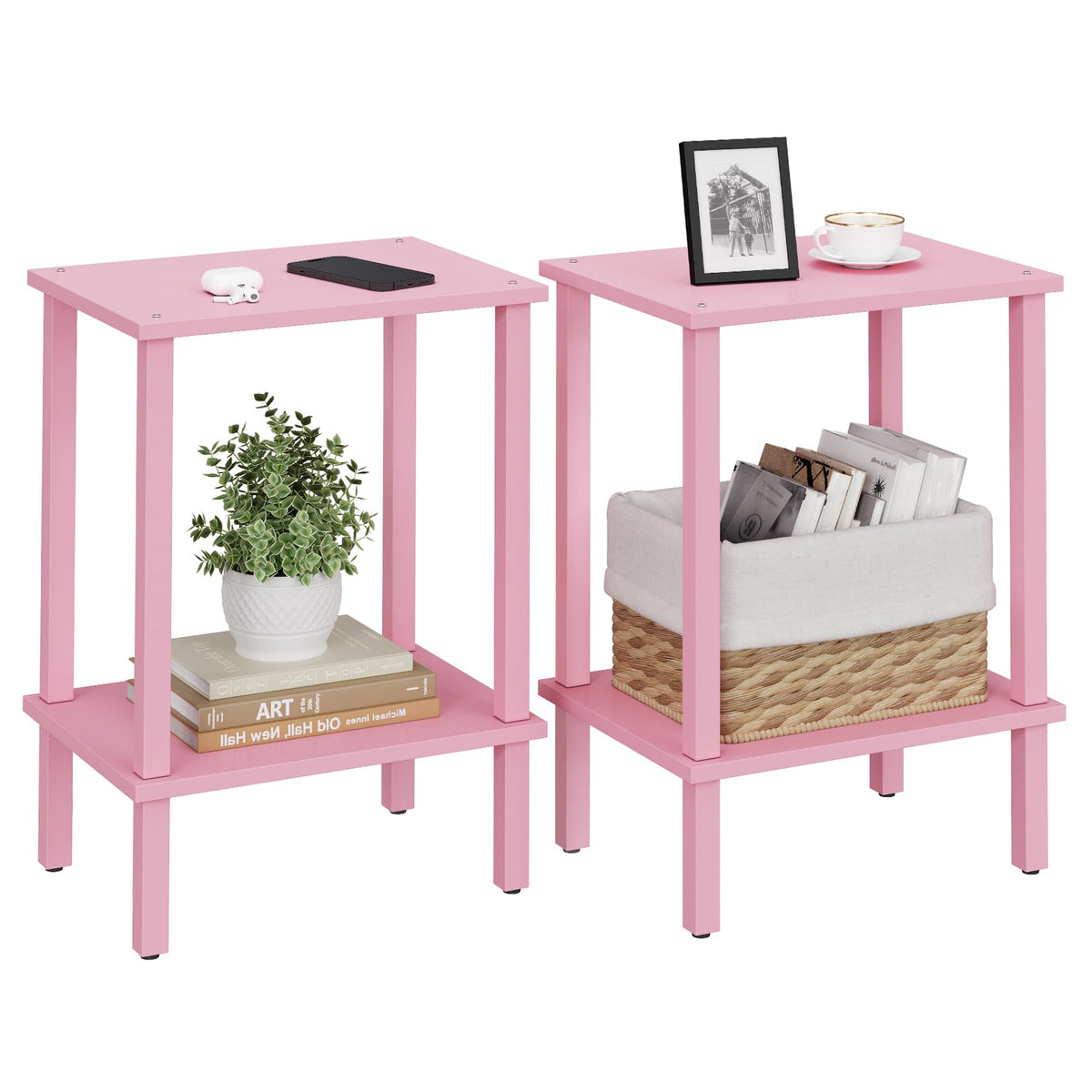 Two-Tier End Table Set