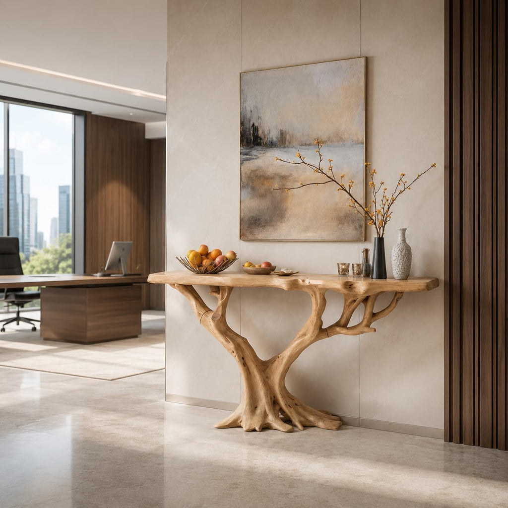 Tree Branch Wood Console Table