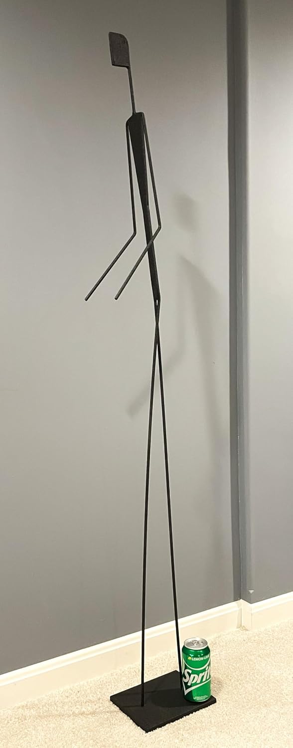 Tall Minimalist Metal Figure Sculpture