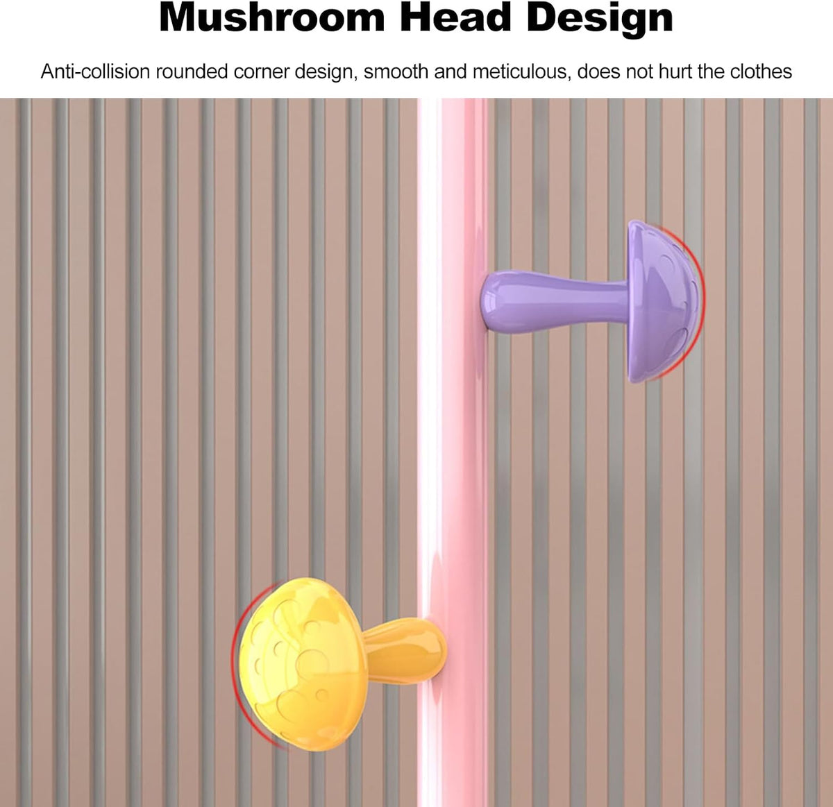 Mushroom-Hook Modern Coat Rack
