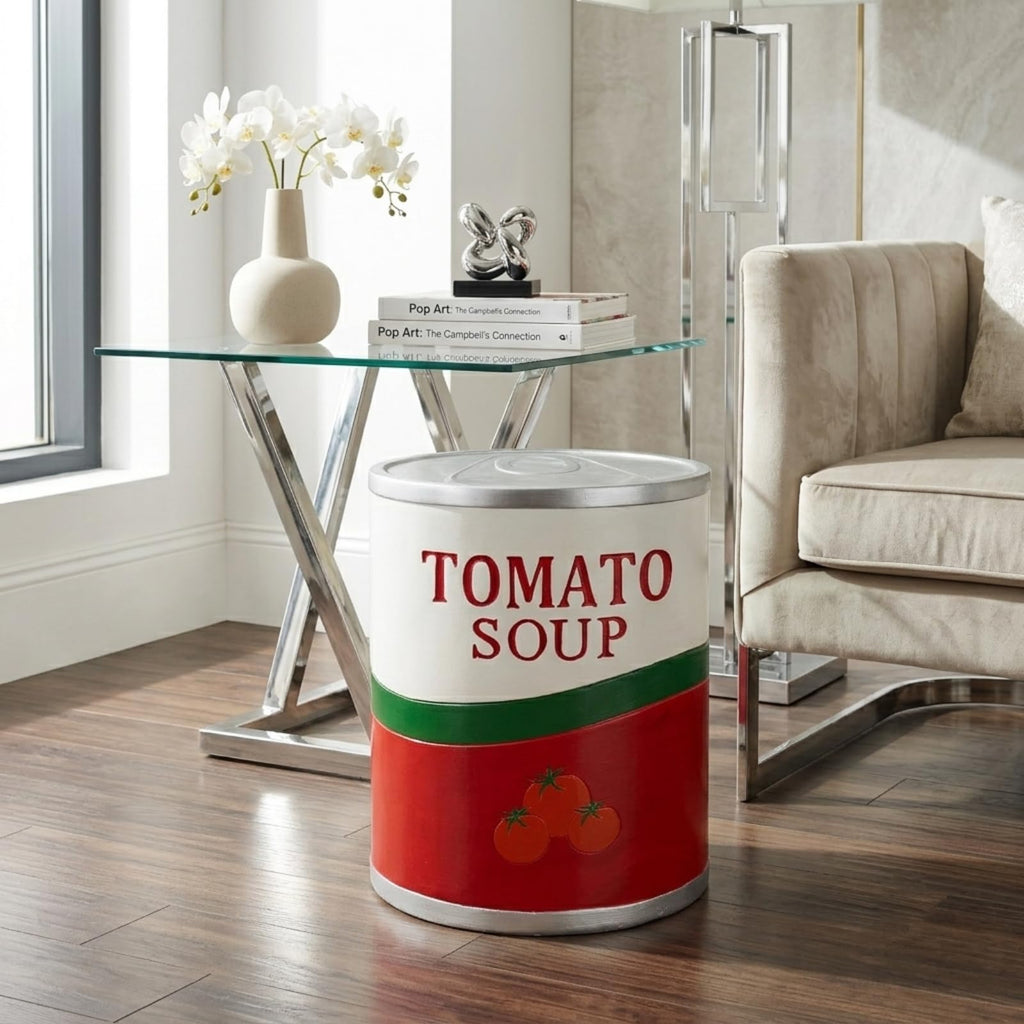 Whimsical Cookie-Shaped Resin Accent Stool
