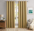 Grommet-Top Blackout Curtains, Set of Two