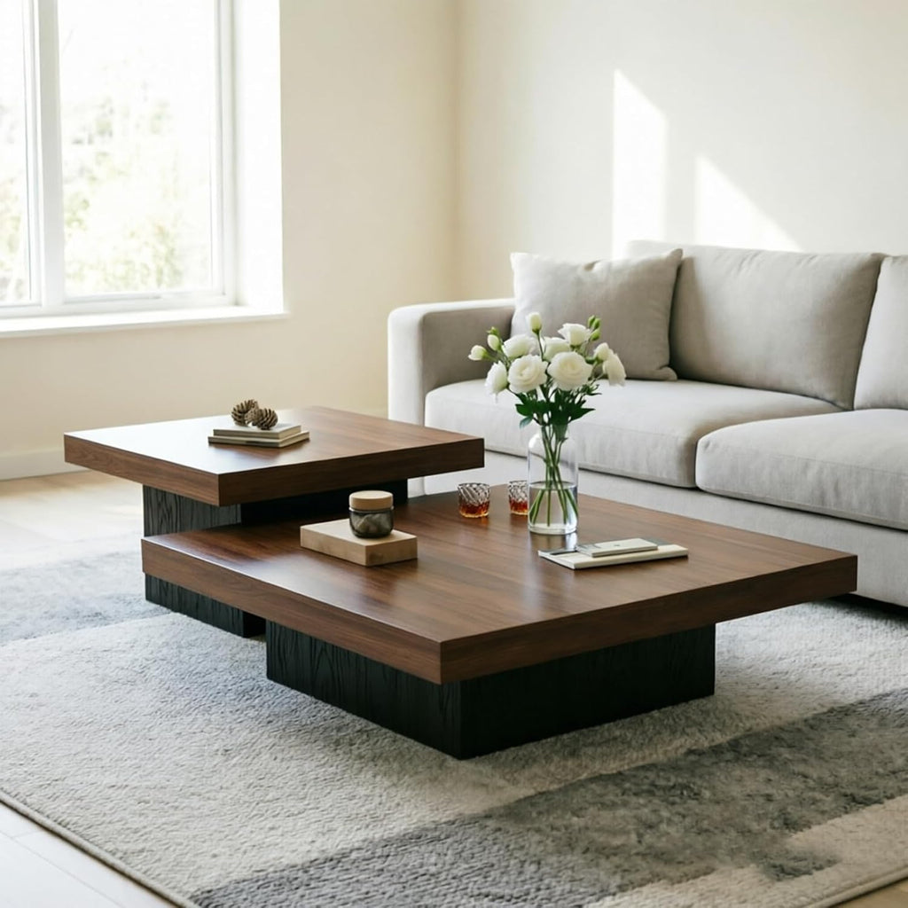 Square Nesting Coffee Table Set