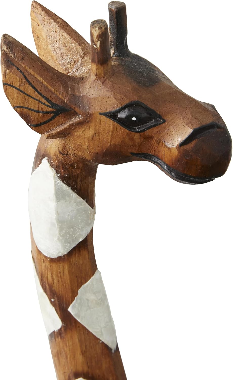 Deco 79 Wood Giraffe Sculpture, Sculpture 11" x 6" x 47", Brown
