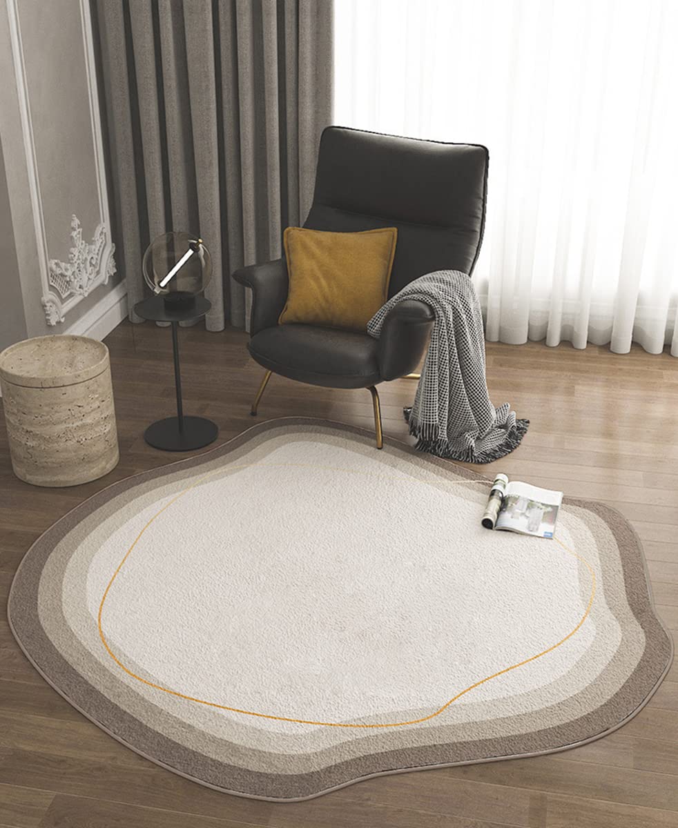 Soft Wool Modern Abstract Area Rugs for Living Room
