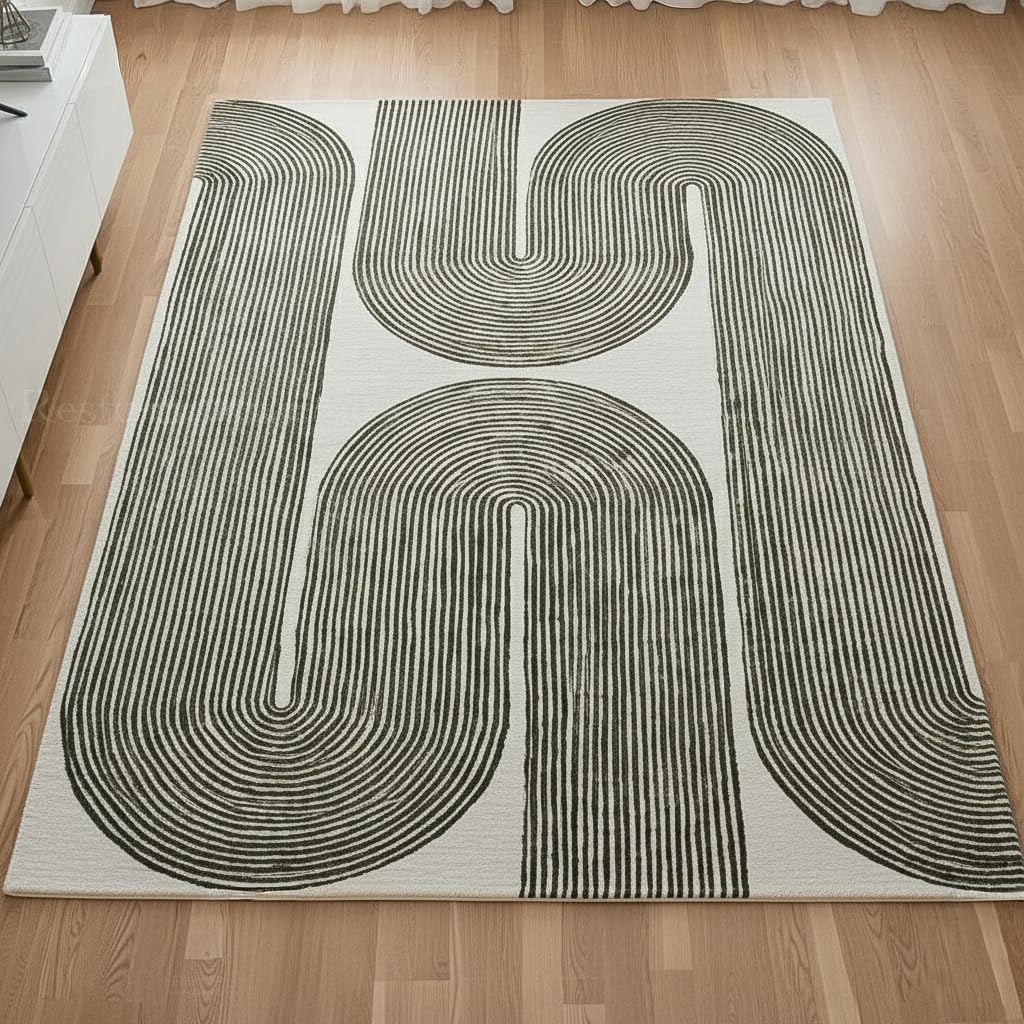 Modern Handmade Wool Area Rug
