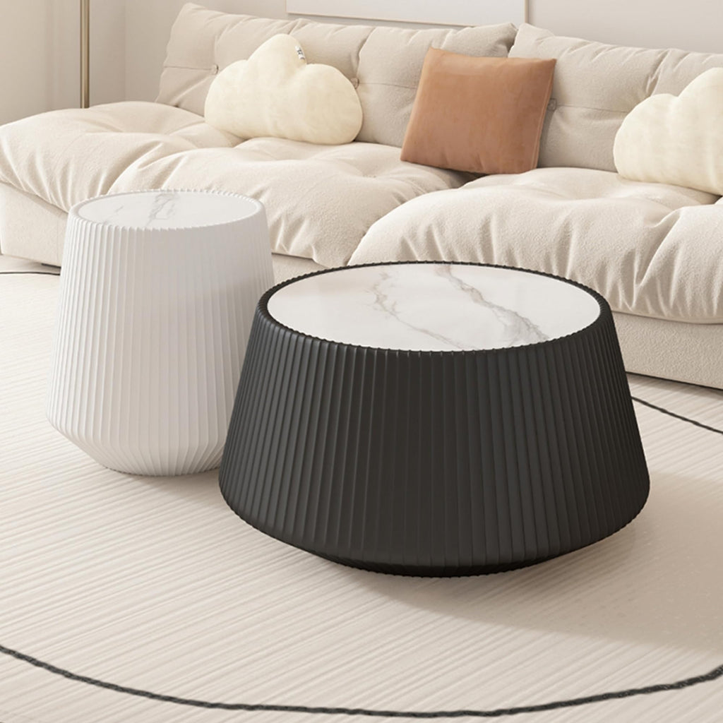 Black Drum Nesting Coffee Table Set