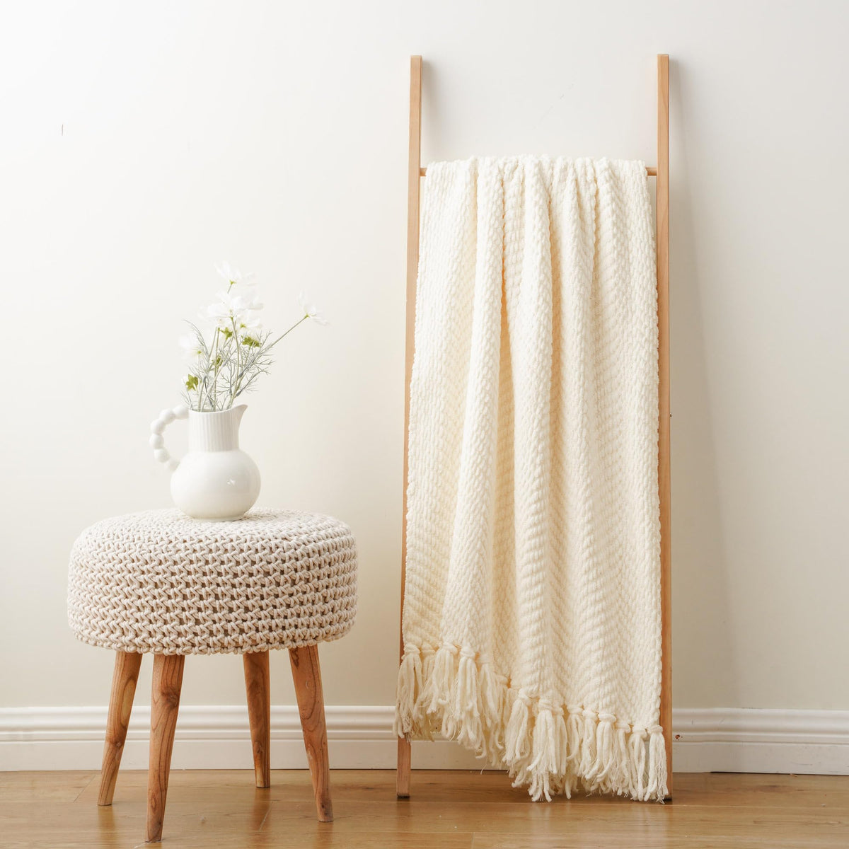 Knitted Throw Blanket