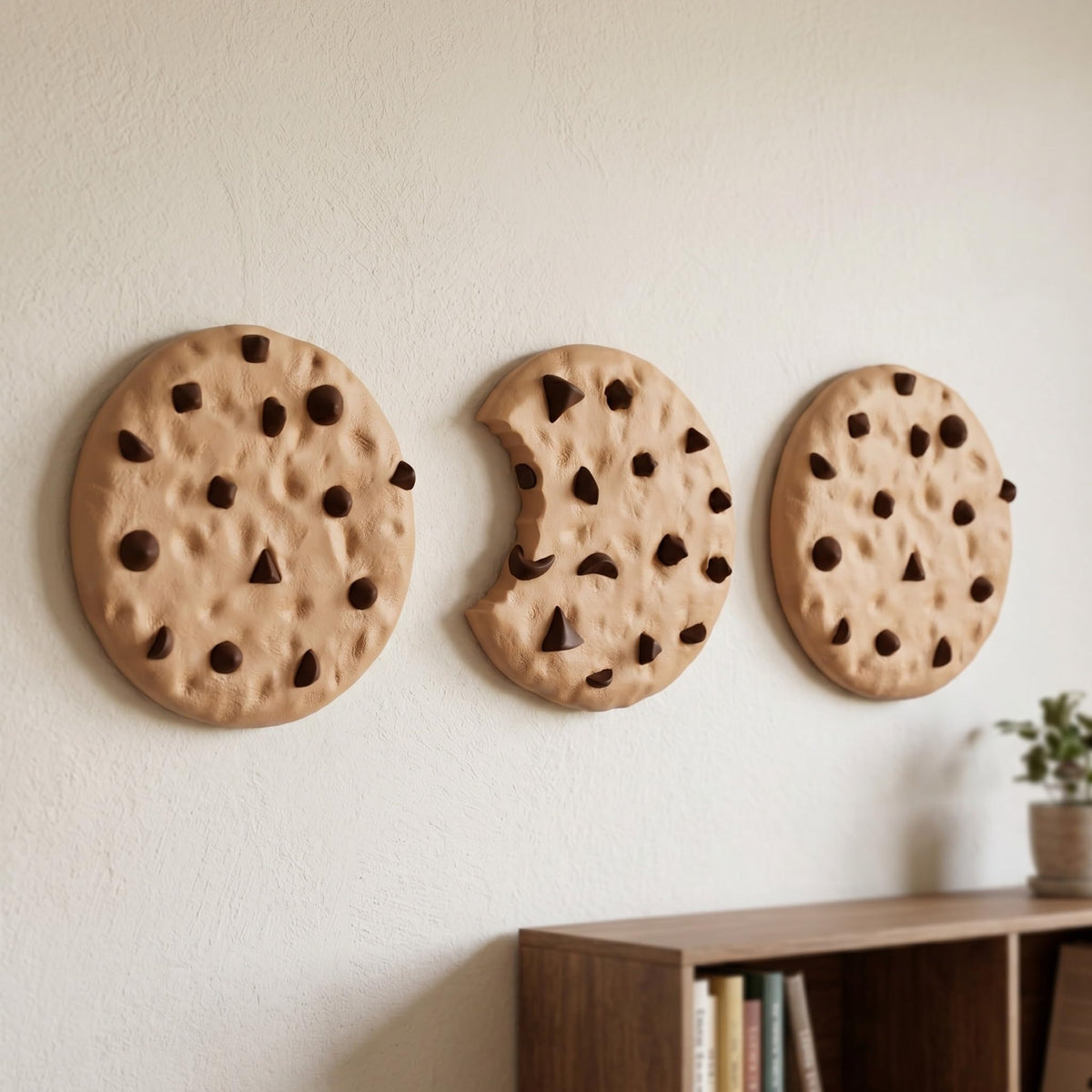 Three-Dimensional Sprinkle Cookie Wall Art Set