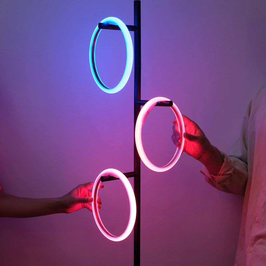 Saturn Three-Head LED Floor Lamp