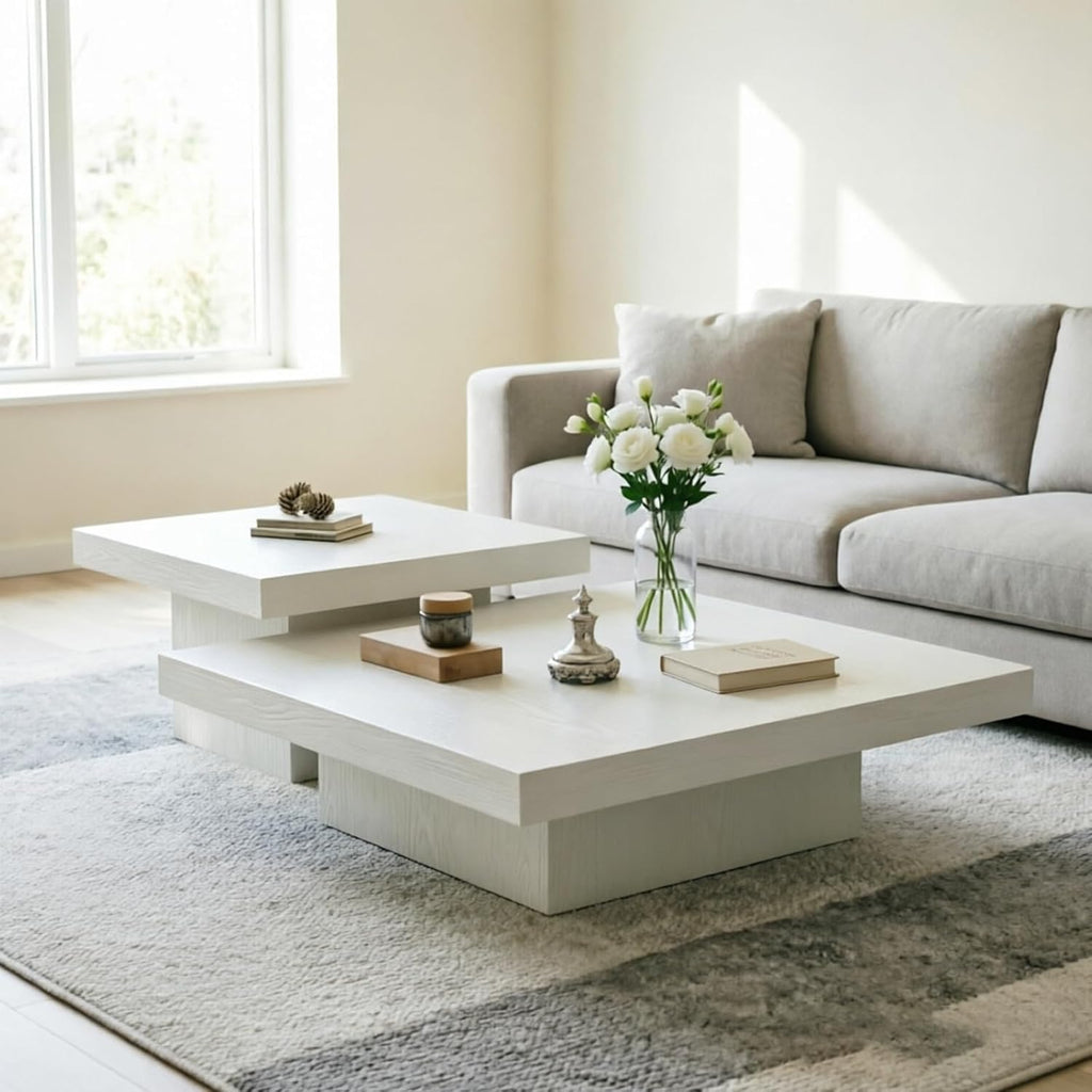 Square Nesting Coffee Table Set
