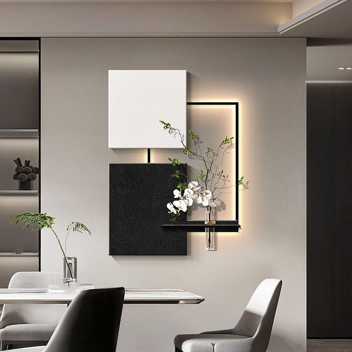 3D Sandstone LED Wall Art