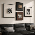 Framed 3D Textured Abstract Wall Art Set