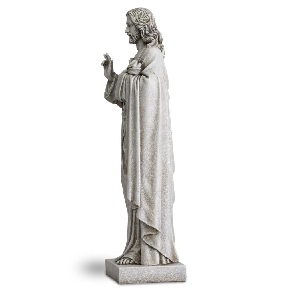 DevotedWalls 24.75-inch Large Sacred Heart of Jesus Statue