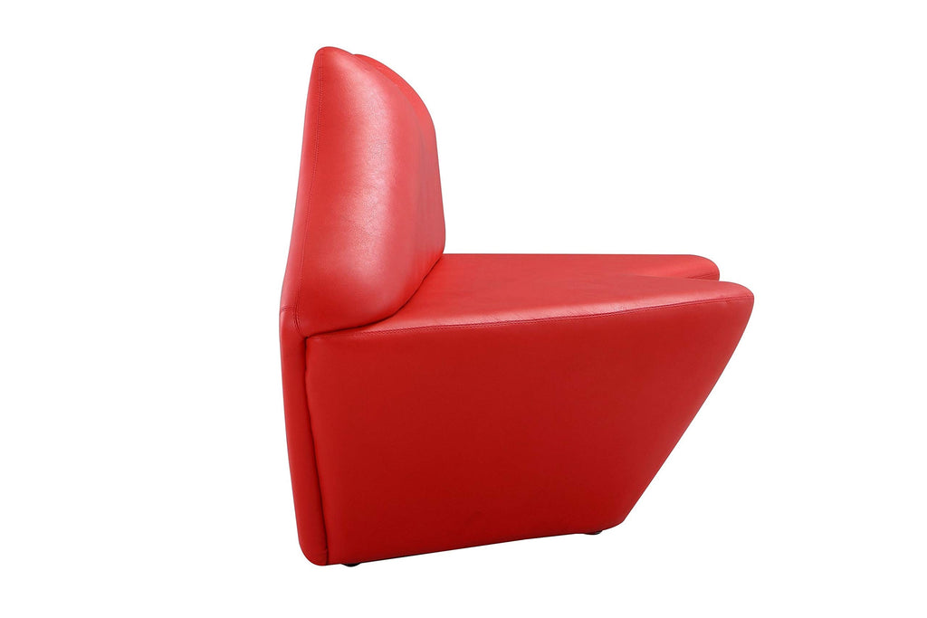 Manhattan Comfort Kiss 61.8" Vegan Leather Loveseat Stylish Modern Design Perfect