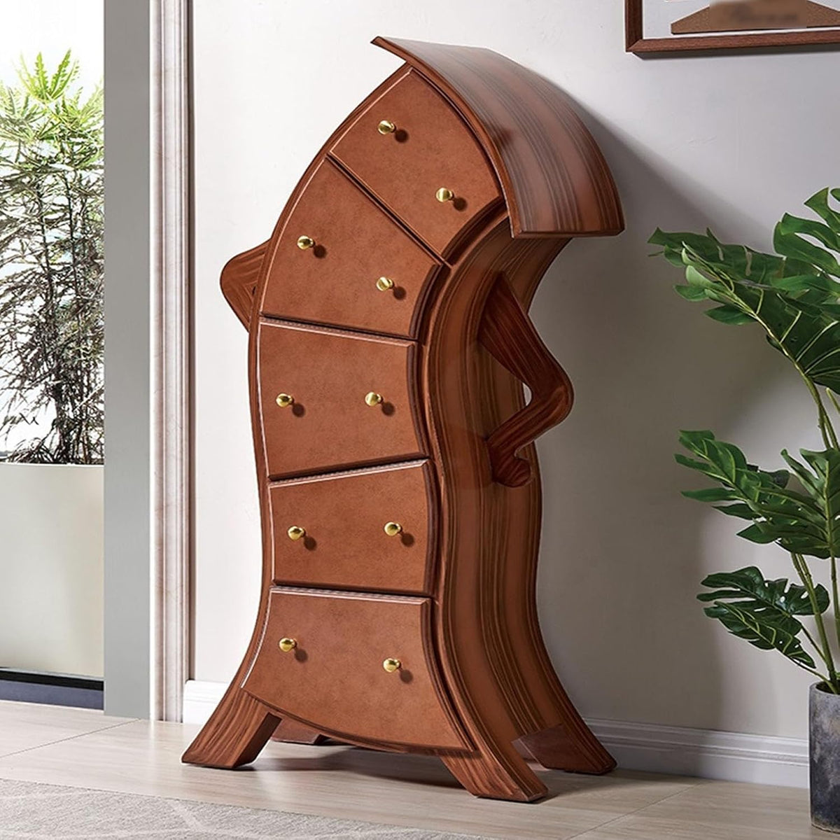 Bedroom Cabinet Creative Chest of Drawers Bedroom Storage Cabinet Decorative Shaped(02)