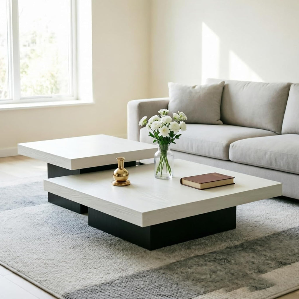 Square Nesting Coffee Table Set
