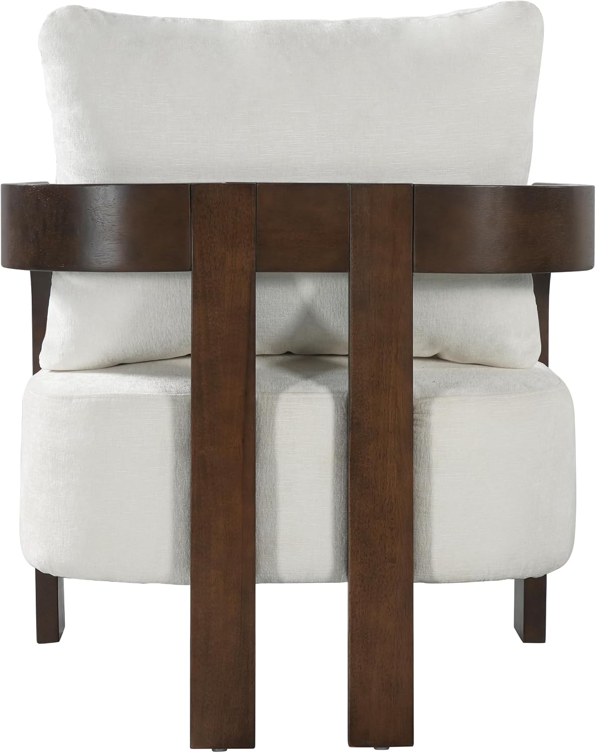 Merax Modern Upholstered Accent Chair, Armchair for Living Room, Beige